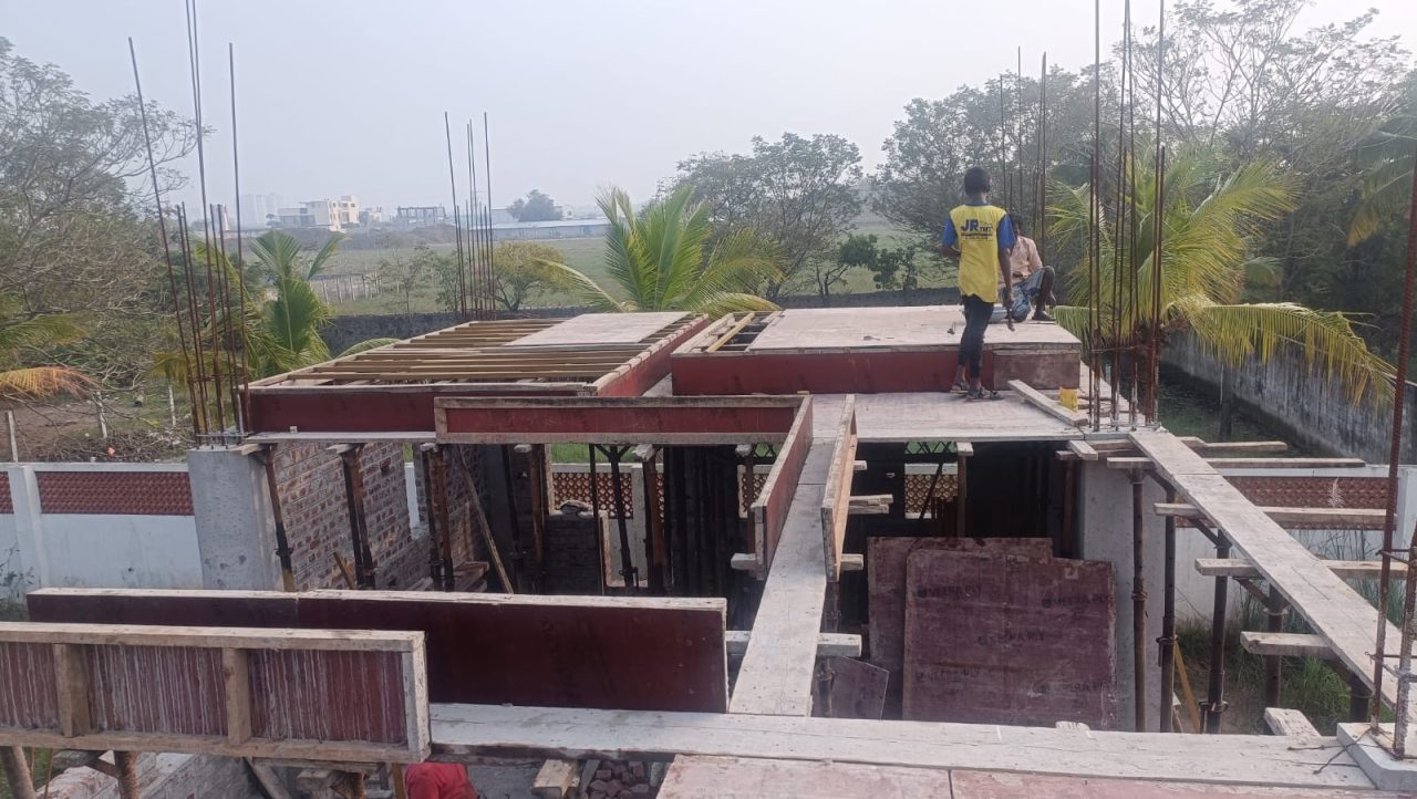 Nivaas Varnah Villa, after: finishing stage