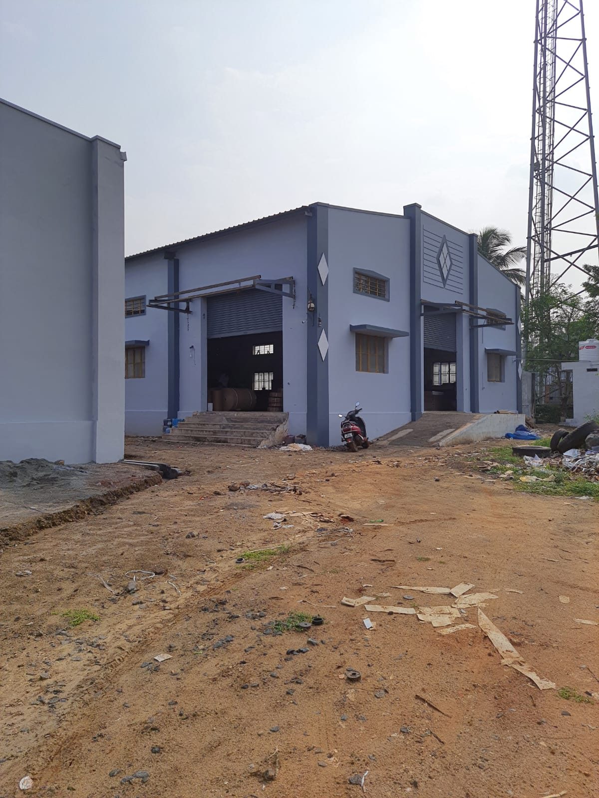 Industrial Warehouse Development, Unit Entrances &amp; Shutters