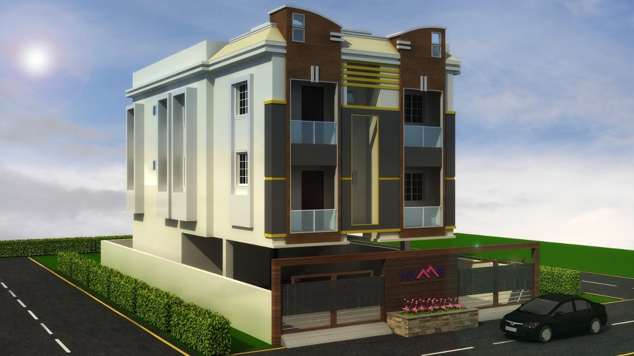 Flat Promotion, G+3 Residential Building